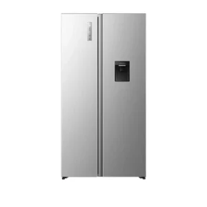 HISENSE SBS REF 529L, NO FROST, R600 GAS SILVER, WATER DISPENSER-HISREF71WS-RC