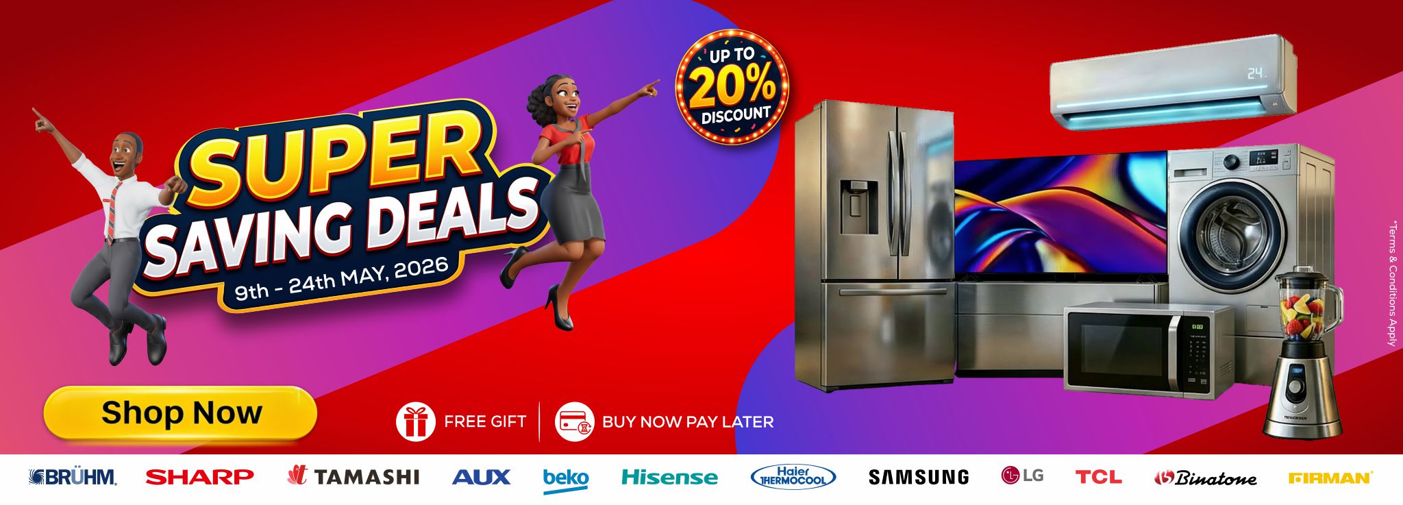 Super Deals Website Sliders OPEN PAGE
